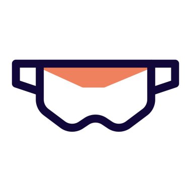 Acil operasyonlar sırasında itfaiyeciler için güvenlik gözlüğü.