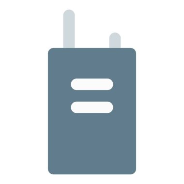 Çift yönlü radyo iletişimi için el bilgisayarı.