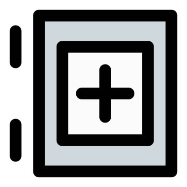 İçinde tıbbi malzemeler olan acil durum çantası..