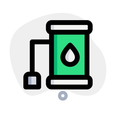 Petrol depolamak ve taşımak için dayanıklı konteyner.