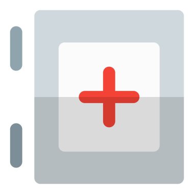 İçinde tıbbi malzemeler olan acil durum çantası..