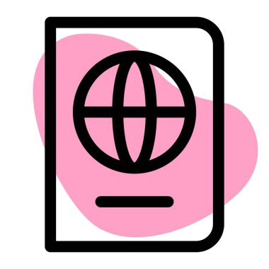 Uluslararası seyahat kimliği için resmi belge.