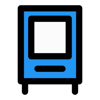 Atıştırmalık, içecek ve yiyecek sağlayan self servis makinesi..