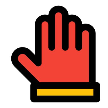 İtfaiyeciler için ısıya dayanıklı el koruma eldiveni