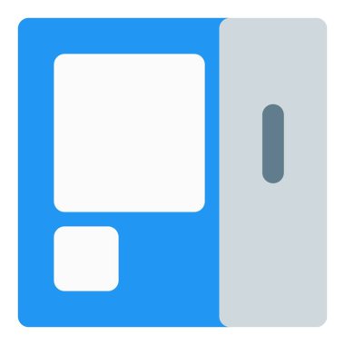 Atıştırmalık ve içecek dağıtan otomatik aygıt.