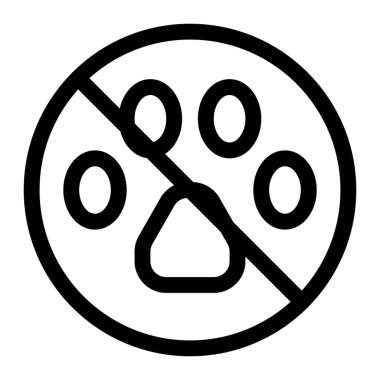 Yasak bölgede evcil hayvan yasağı.