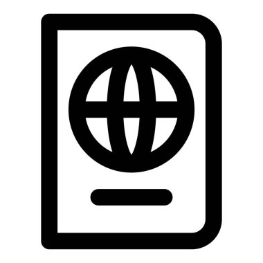 Uluslararası seyahat kimliği için resmi belge.