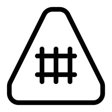 Demiryolu güvenliği için kurallar ve uyarılar.