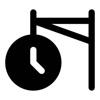 Tren saati gidiş ve varış saatlerini gösterir.