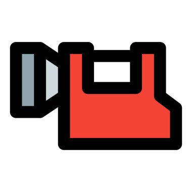 Acil durumlarda itfaiyeciler için el feneri..