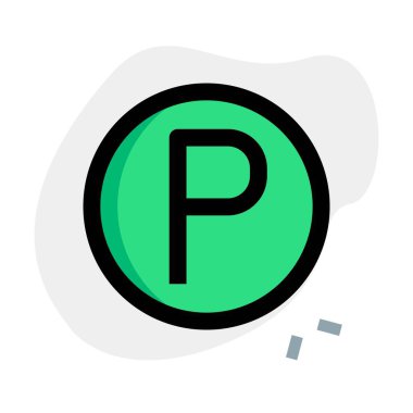 Uygun araç park yeri için imza.