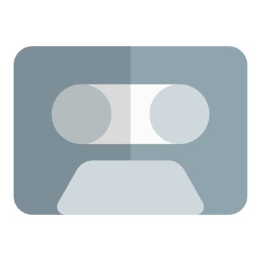 Ses için taşınabilir analog teyp deposu.