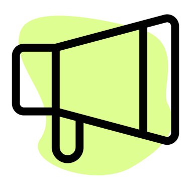 Megafon daha geniş kitleler için sesi yükseltir.