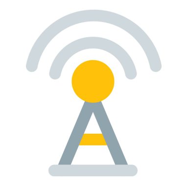 Kablosuz yayın sinyalleri için uzun bir yapı.