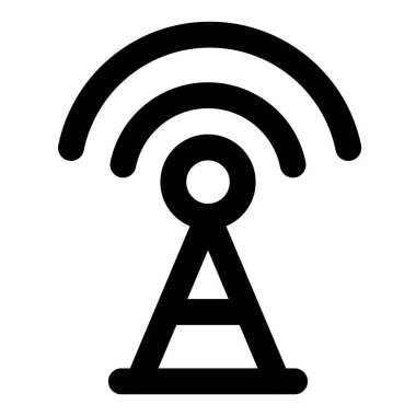 Kablosuz yayın sinyalleri için uzun bir yapı.