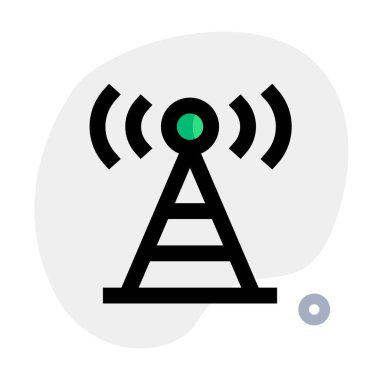 Radyo veya televizyon yayını için kule.