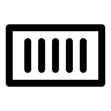 Küresel ticaretin depolanması için liman bölgesinde konteyner.