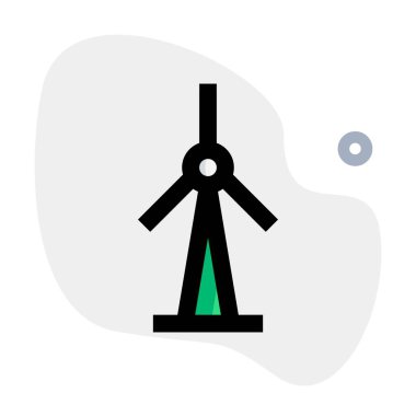 Rüzgar türbin bıçaklarını sürdürülebilir elektrik üretmek için itiyor.