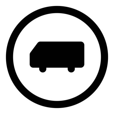 Otobüs durağı yolcu alma tabelası.