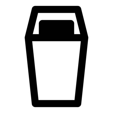 Çöp öğütücü için çöp konteynırı.