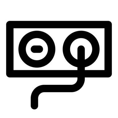 Aygıtları güce bağlamak için elektrik prizi.