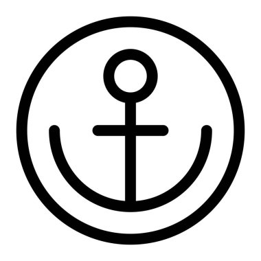 Liman işaretiyle gösterilen denizcilik faaliyeti alanı.