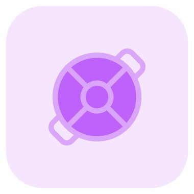 Liman sularında yüzen kurtarma aracı, can simidi.