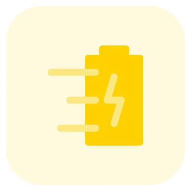 Acil kullanım için hızlı şarj aygıtı pili.