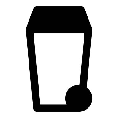 Çöp tenekesi hijyen ve çevre bakımını destekliyor.