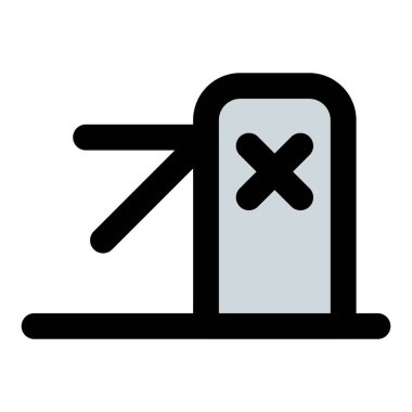 Belirlenmiş çıkış ya da bir tesiste dış geçit.