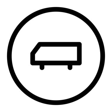 Otobüs durağı yolcu alma tabelası.