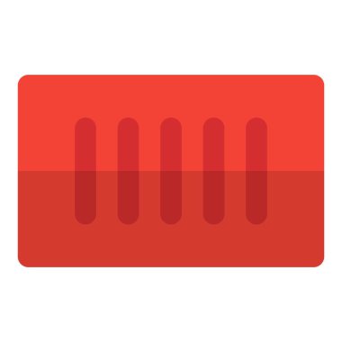 Küresel ticaretin depolanması için liman bölgesinde konteyner.