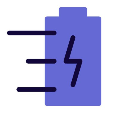 Acil kullanım için hızlı şarj aygıtı pili.