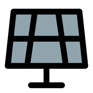 Yararlı elektrik gücü için güneş panelini kullan.