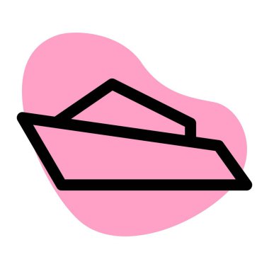 Hızlı yolculuk için motorlu tekne..