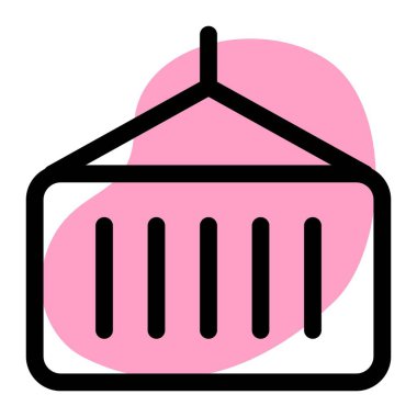 Taşıma için vinç tarafından kaldırılan konteynırlar.