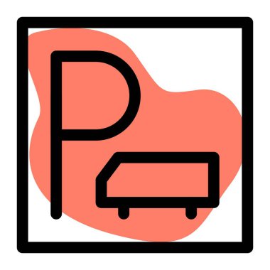 Otobüs parkı için belirlenmiş alanı gösterir.