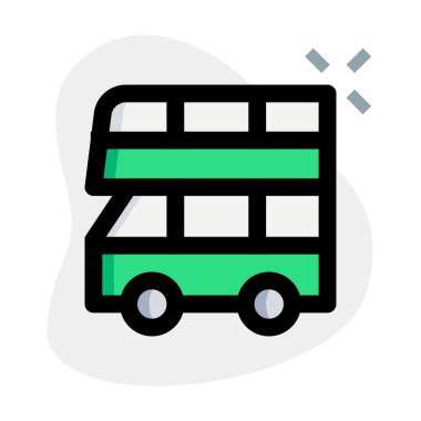 Ulaşım için çift katlı ya da iki katlı otobüs..