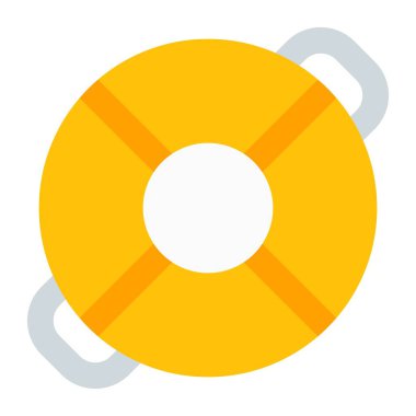 Liman sularında yüzen kurtarma aracı, can simidi.