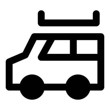 Etkili yerel ulaşım için küçük otobüs.