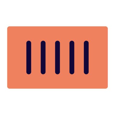 Küresel ticaretin depolanması için liman bölgesinde konteyner.