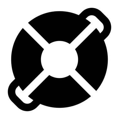 Liman sularında yüzen kurtarma aracı, can simidi.