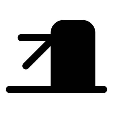 Turnike, giriş erişimini kontrol eden dönen bir kapı.