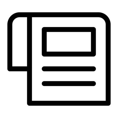 İstasyonda okumak için gazete.