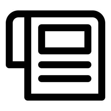 İstasyonda okumak için gazete.