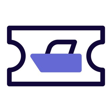 Gemi bileti belirtilen yolculuk için binişe izin verir.