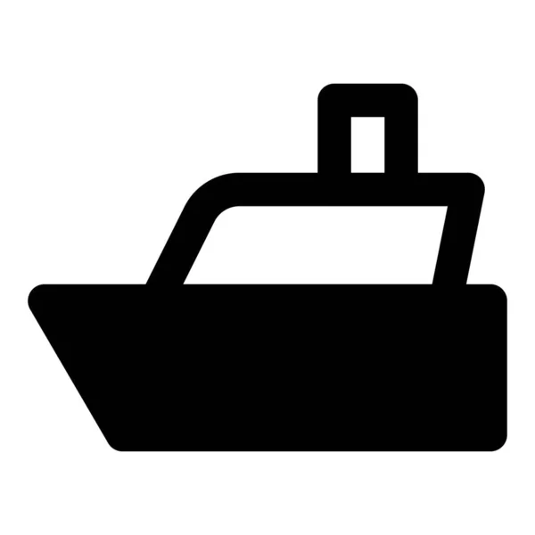 Regular Ferry Service Passengers Vehicles — Stock Vector