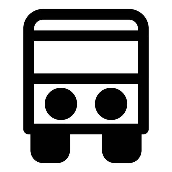 Wegvoertuig Autobus Voor Personenvervoer — Stockvector