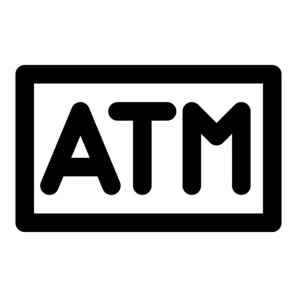 Atm Machine Banking Transactions Withdrawals — Stock Vector