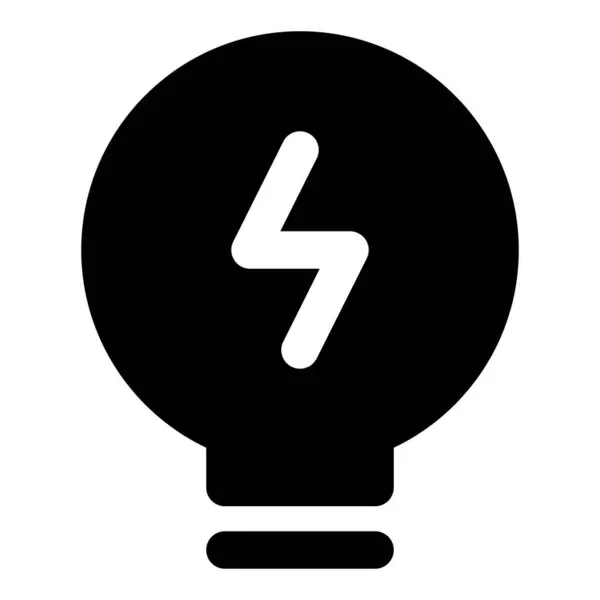 Glödlampor Med Elektrisk Effekt — Stock vektor
